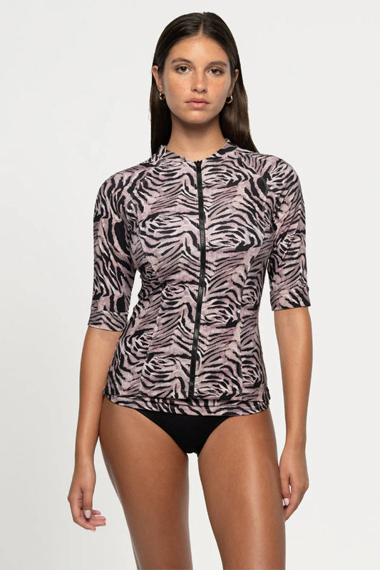 Nip Tuck Tuamotu Yvonne Full Zip Sun Safe Top