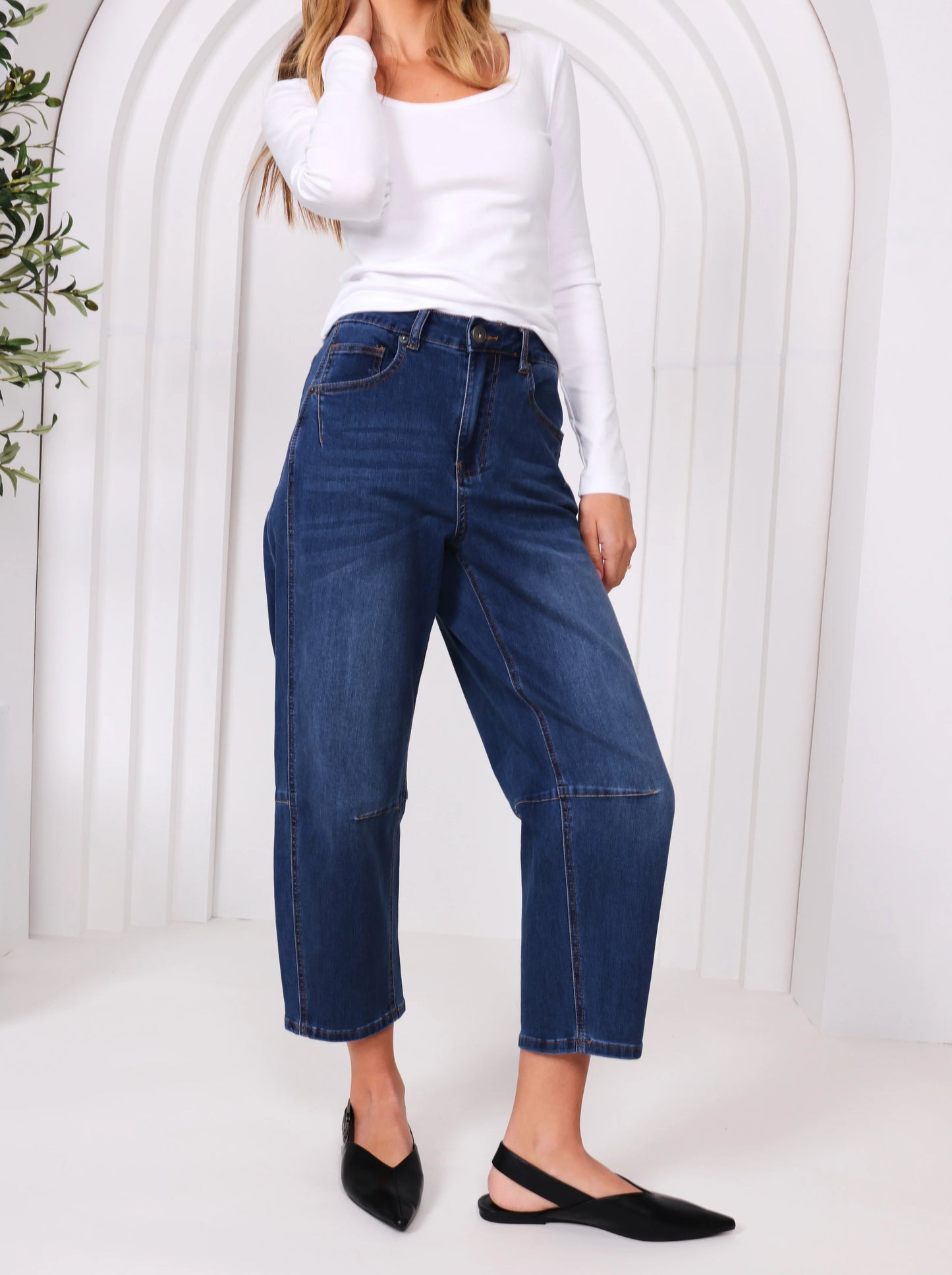 Monaco Toni Barrel Jean