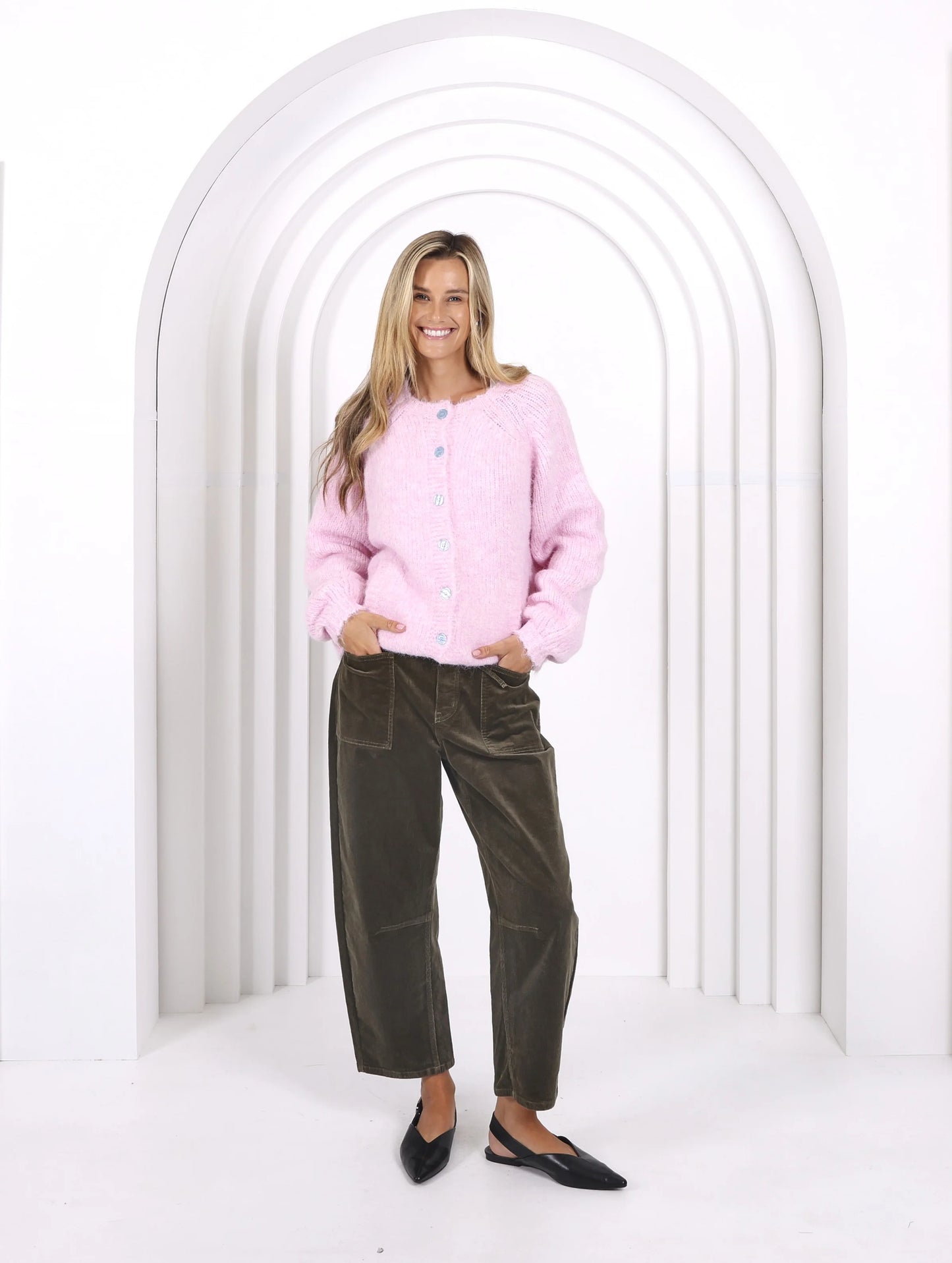 Monaco Leo Barrel Cord Jeans