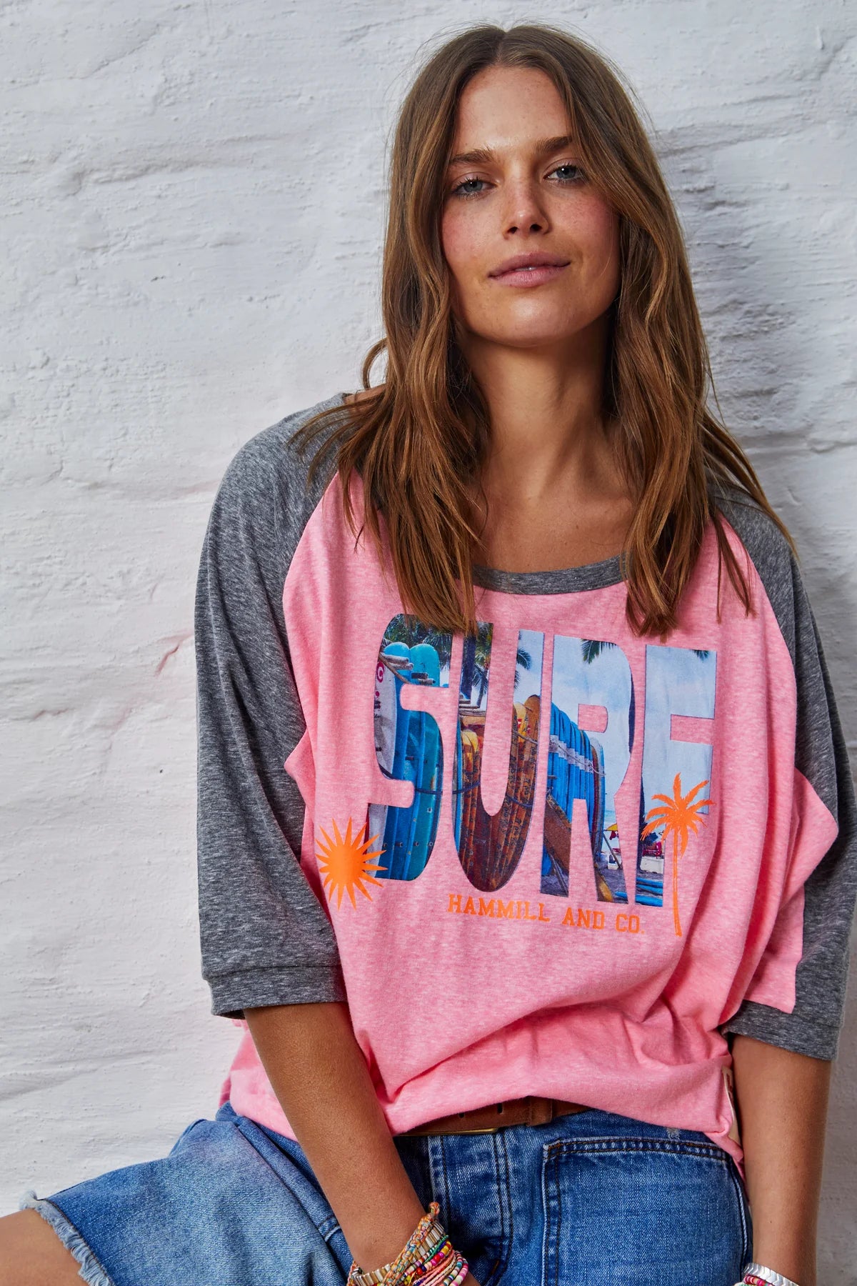 Hammill & Co Surf Raglan Tee