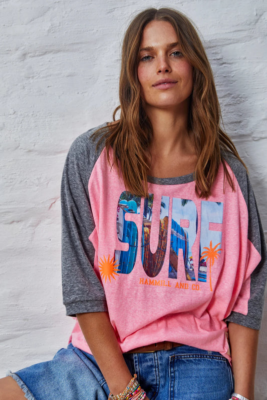 Hammill & Co Surf Raglan Tee