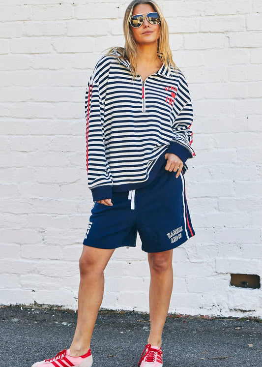 Hammill & Co Retro Shorts With Side Stripes