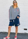 Hammill & Co Retro Collared Zip Sweat