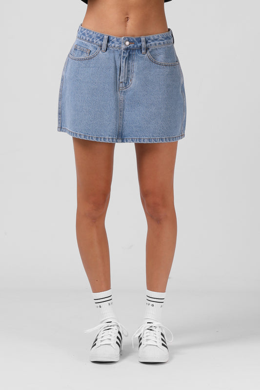 RPM Denim Mini Skirt
