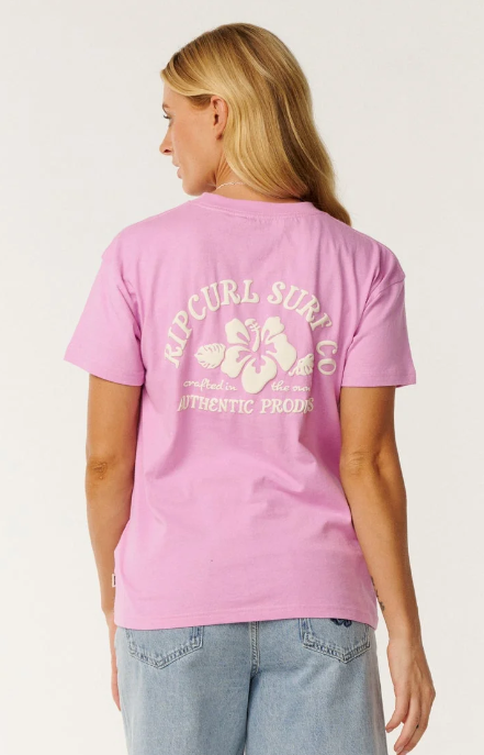 Rip Curl Womans Surf Puff Party Pack Relaxed T-shirt