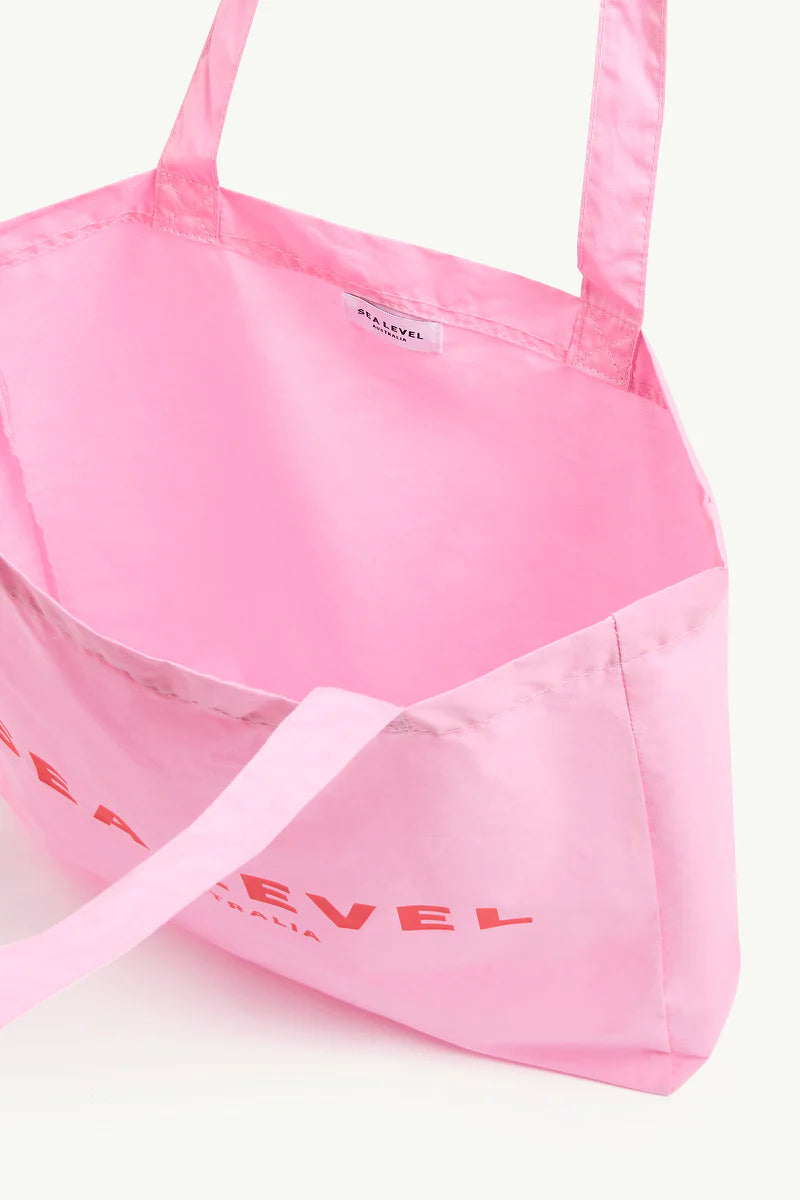 Sea Level Logo Cotton Beach Tote