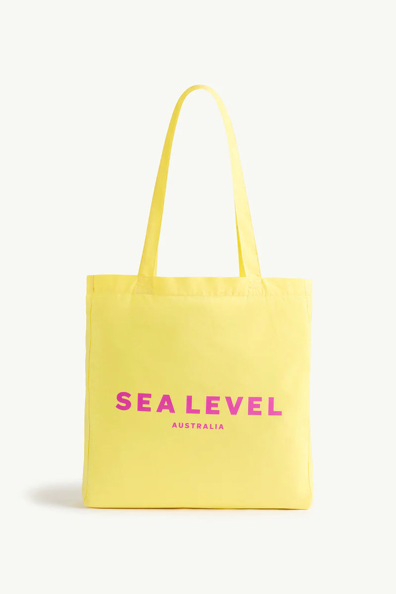 Sea Level Logo Cotton Beach Tote