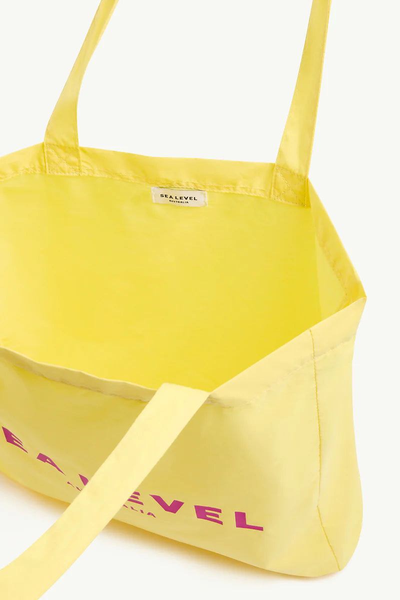 Sea Level Logo Cotton Beach Tote