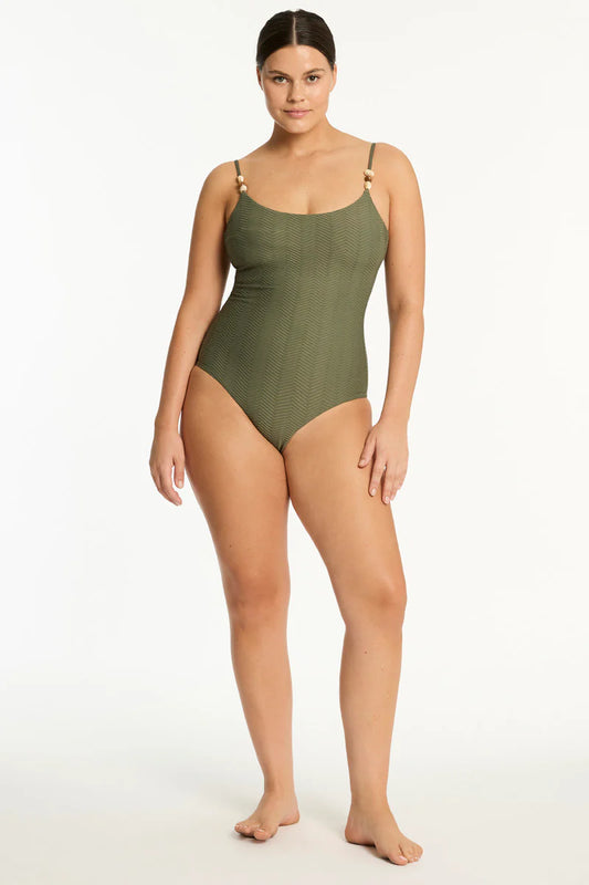 Sea Level Caracus Scoop Neck One Piece