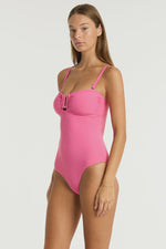 Load image into Gallery viewer, Sea Level Spinnaker U Bar Bandeau One Piece
