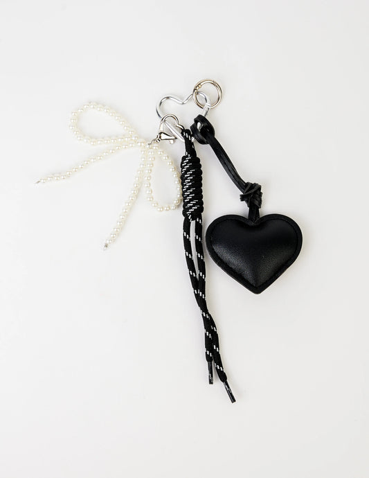 Stella & Gemma Keychain Rope and Heart