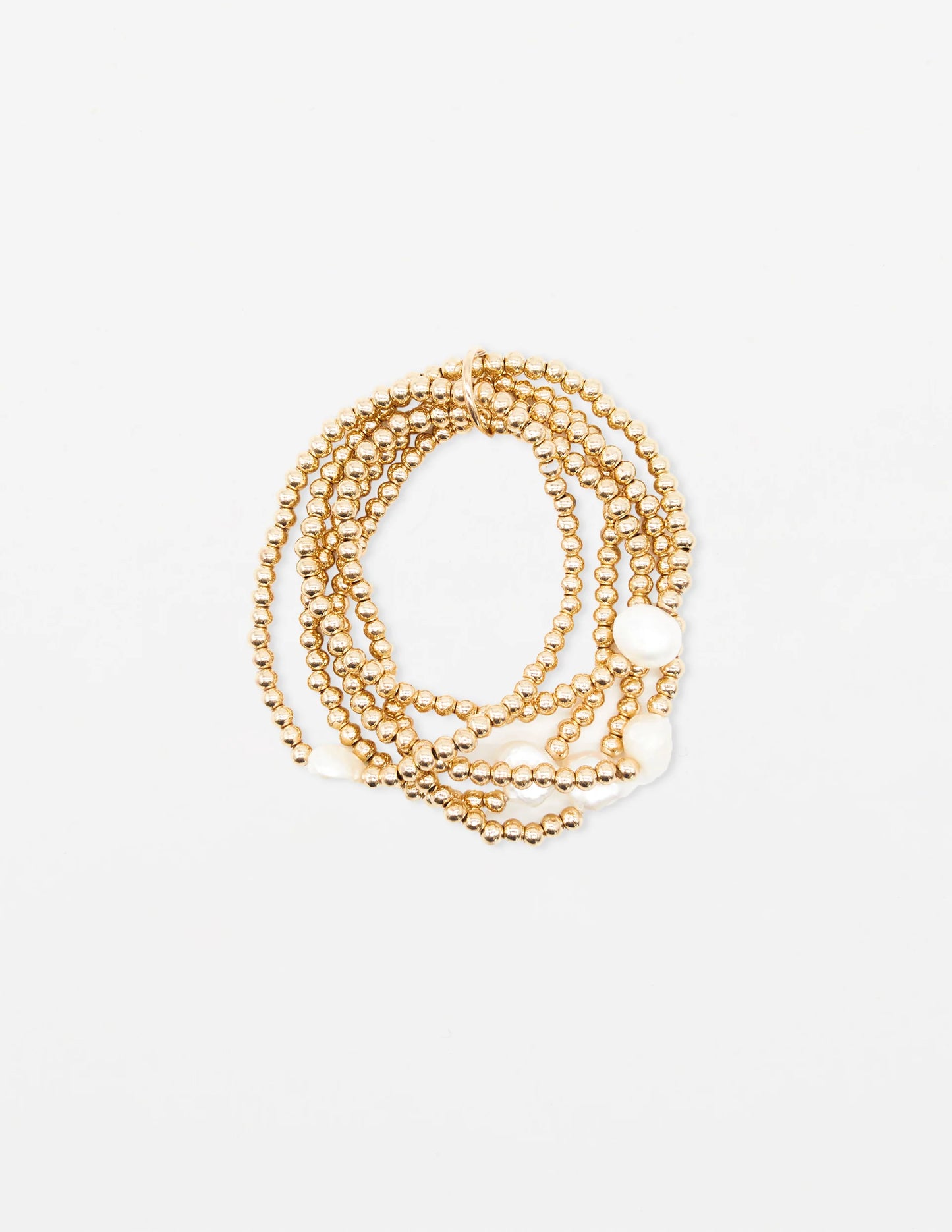 Stella & Gemma Beaded Bracelet - Mother Of Pearl