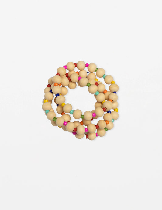 Stella & Gemma Carnival Bead Bracelet - Set of 4