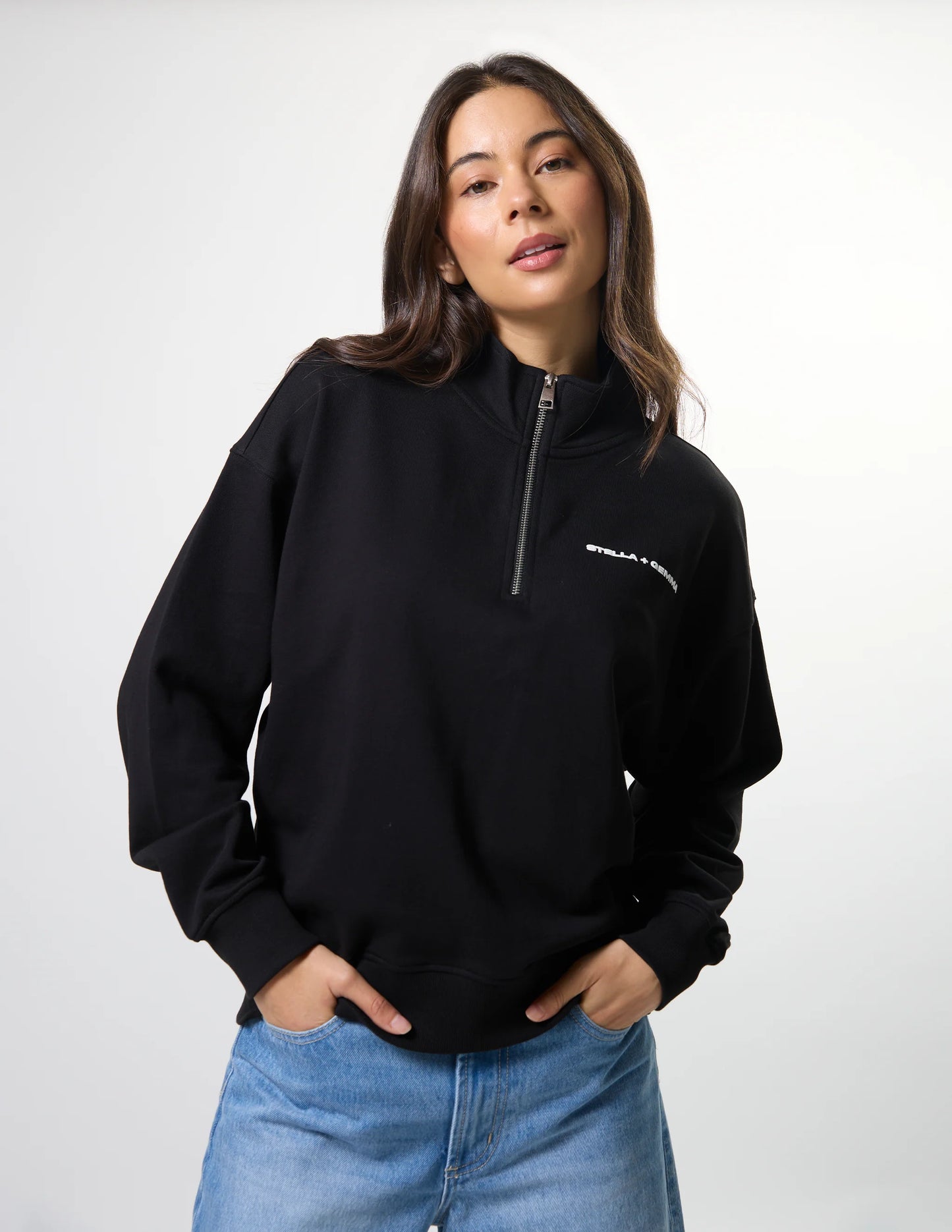Stella & Gemma Core 1/4 Zip Sweat