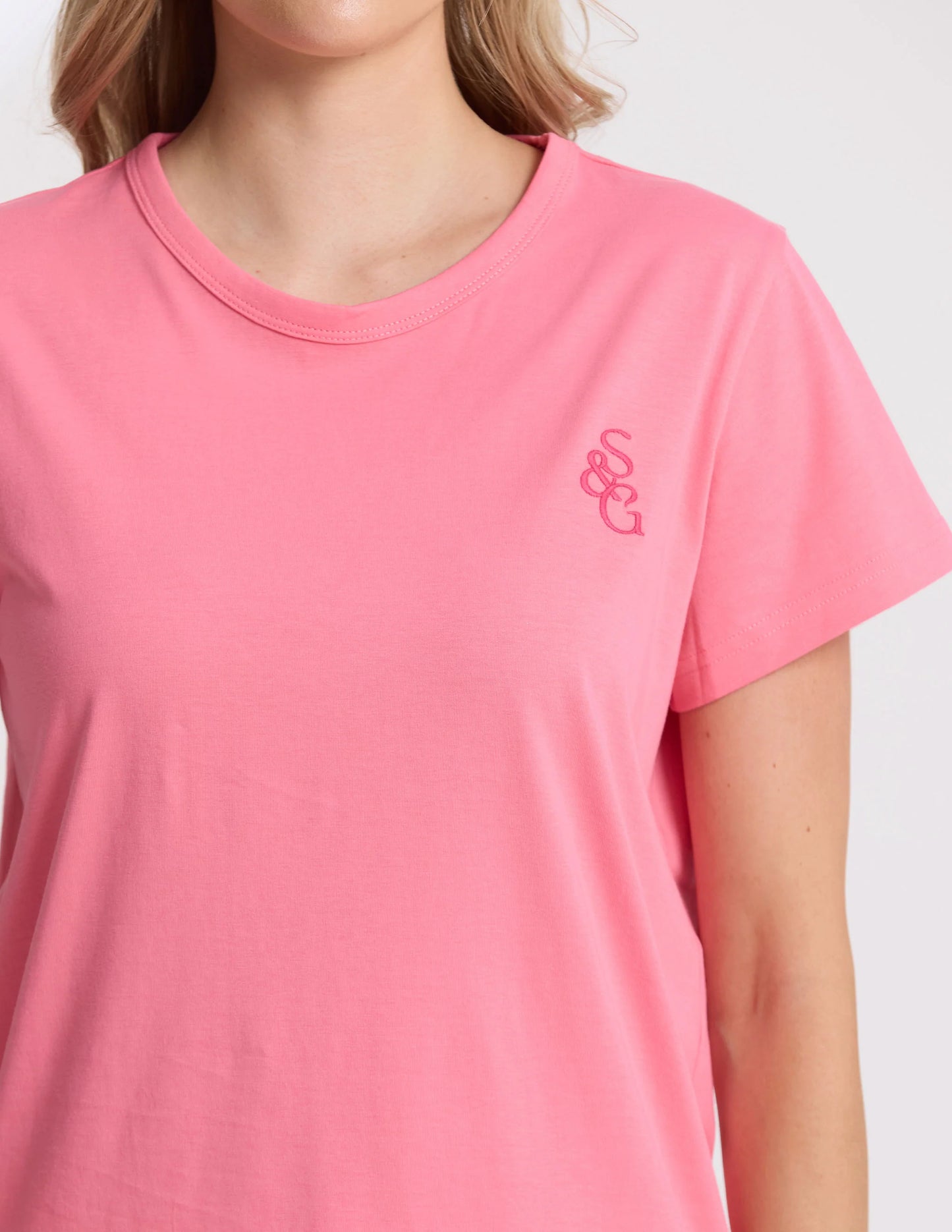 Stella & Gemma Classic Tee Embroided