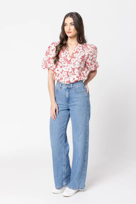 Seeking Lola Relaxed Butterfly Top