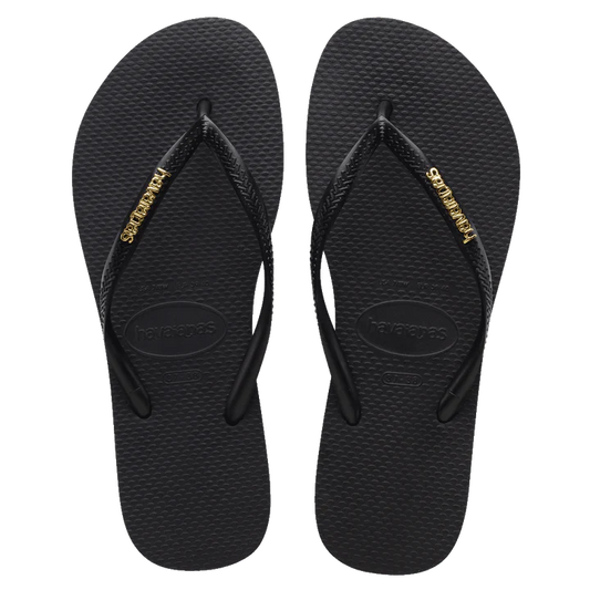 Havaianas Slim Logo Metallic