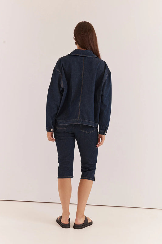 SASS Kumi Zip Denim Jacket