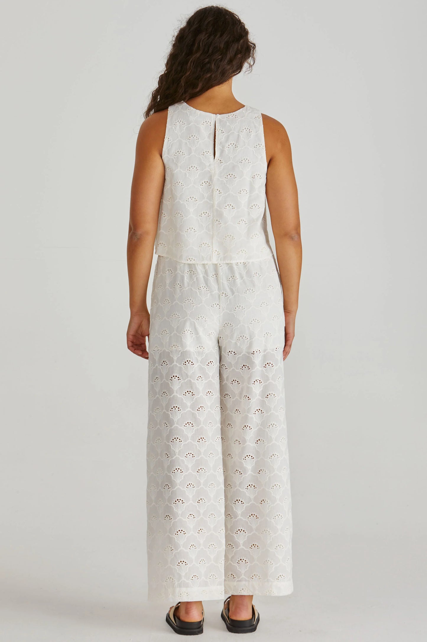 SASS Zimmy Broderie Tank Top