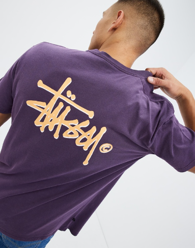 Stussy Pigment Shadow Graffiti S/S Tee – Red Streetwear