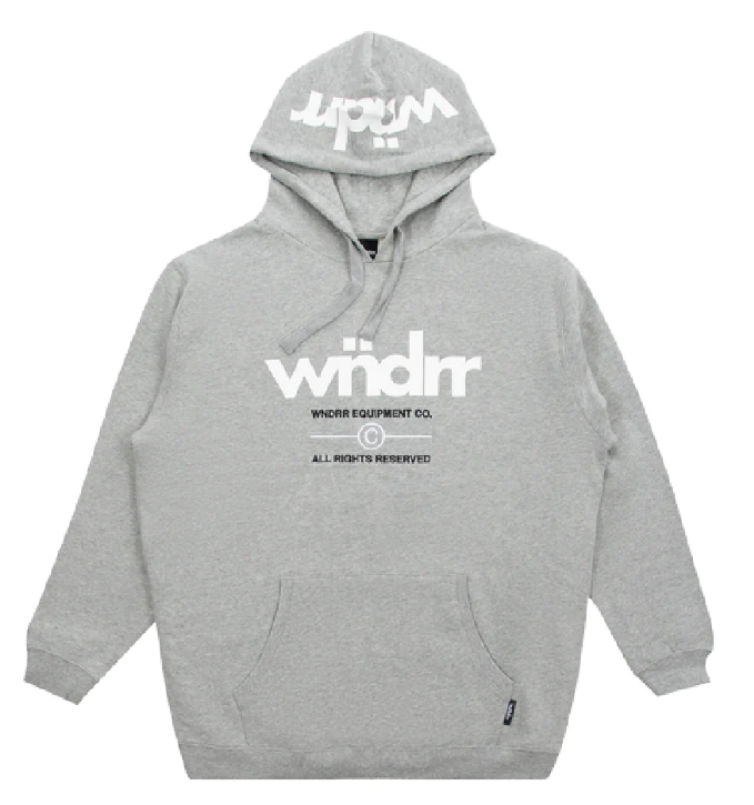 WNDRR Grey Suite Hood Sweat – Red Streetwear