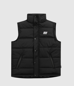 WNDRR Black Italic Puffer Vest