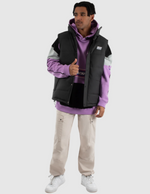 Load image into Gallery viewer, WNDRR Black Italic Puffer Vest
