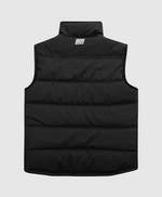 Load image into Gallery viewer, WNDRR Black Italic Puffer Vest
