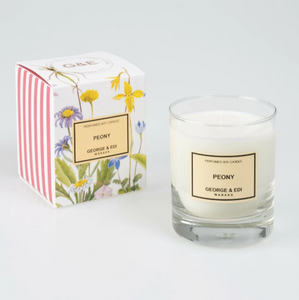 George & Edi Peony Candle