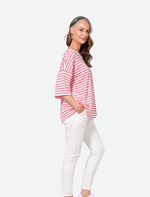 Load image into Gallery viewer, Eb&amp;Ive Intrepid Stripe Tshirt
