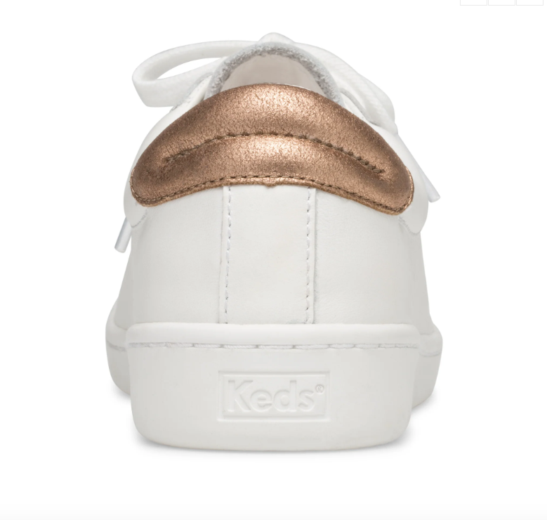 Keds Ace Leather/Metallic Sneaker