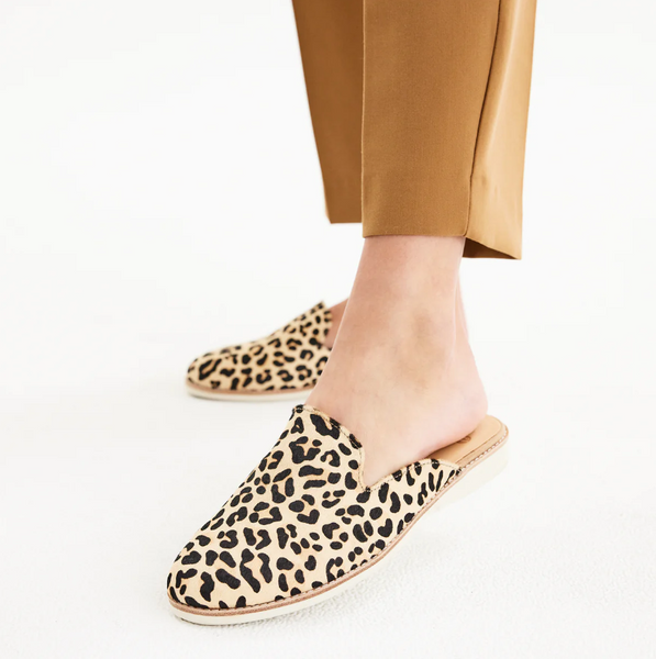 Rollie Derby Mule Camel Leopard Red Streetwear