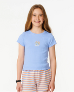 Load image into Gallery viewer, Rip Curl Sun Catcher Rib Tee-Girls
