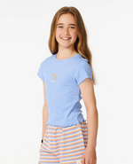 Load image into Gallery viewer, Rip Curl Sun Catcher Rib Tee-Girls
