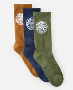 Load image into Gallery viewer, Rip Curl Wetty Crew Sock 3Pack
