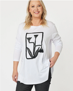 Load image into Gallery viewer, Floral Outline Tee
