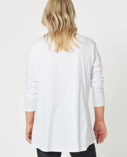 Clarity Floral Outline Tee