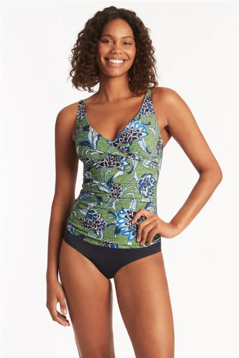 Sea Level Swim Pilgrim Cross Front Multifit Singlet