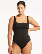 Load image into Gallery viewer, Sea Level Swim Essentials Square Neck One Piece
