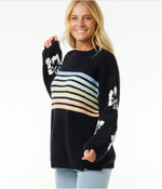 Load image into Gallery viewer, Rip Curl High Tide Hibiscus Striped Crew
