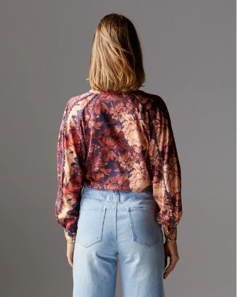 Fate+Becker Berry Kiss Blouse