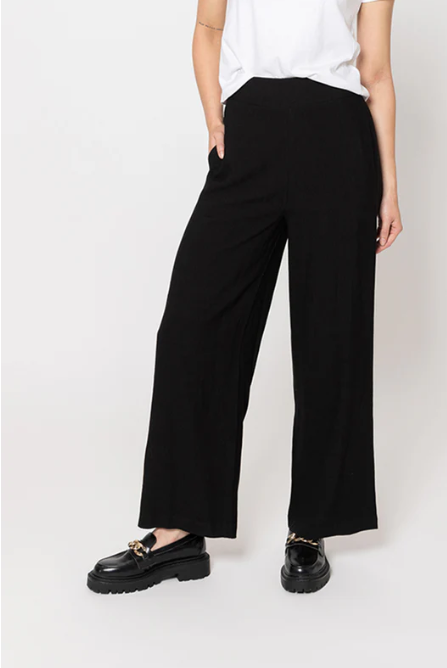 Billie The Label Essential Wide Leg Pants Cropped
