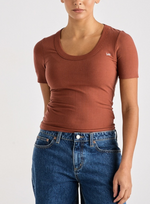 Load image into Gallery viewer, LEE Scoop Slim Rib Tee
