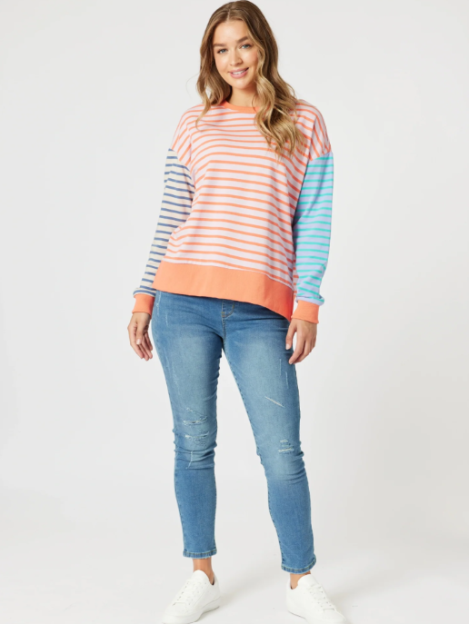 Threadz Maxwell Stripe Summer Sweat