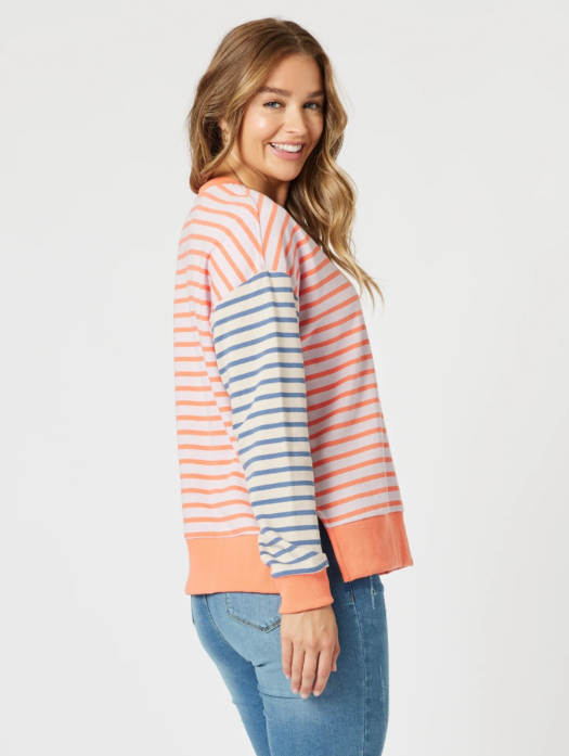 Threadz Maxwell Stripe Summer Sweat