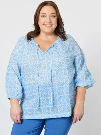 Gordon Smith Mosaic Print Top