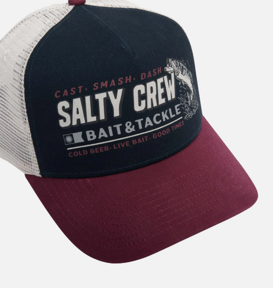 Salty Crew Live Bait Retro Trucker Cap