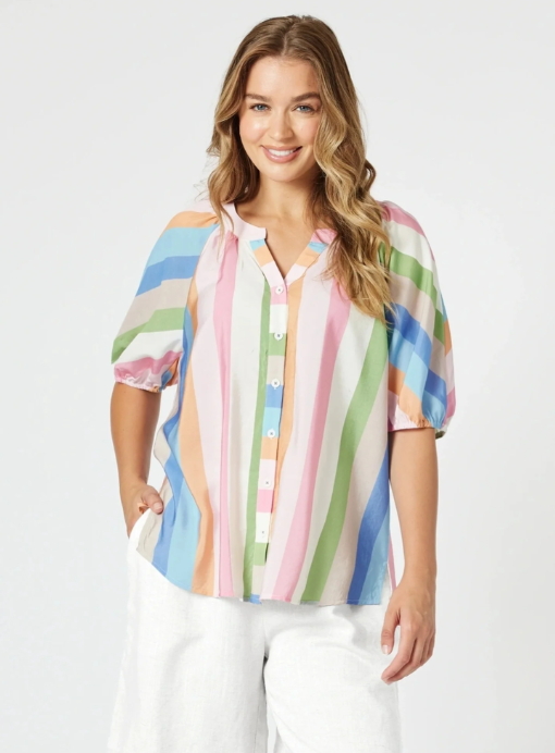Threadz Lucy Stripe Top