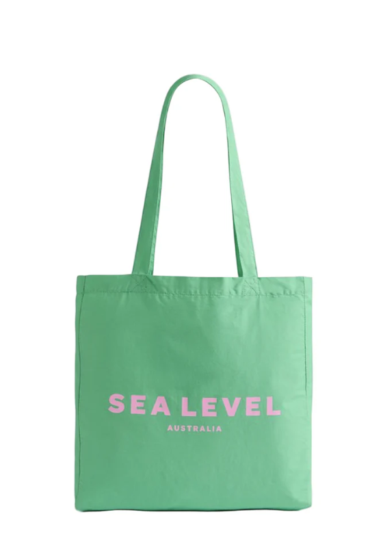 Sea Level Logo Cotton Beach Tote