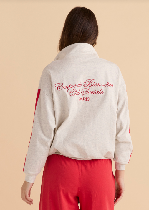 Betty Basics Rocco Quarter Zip Sweatshirt